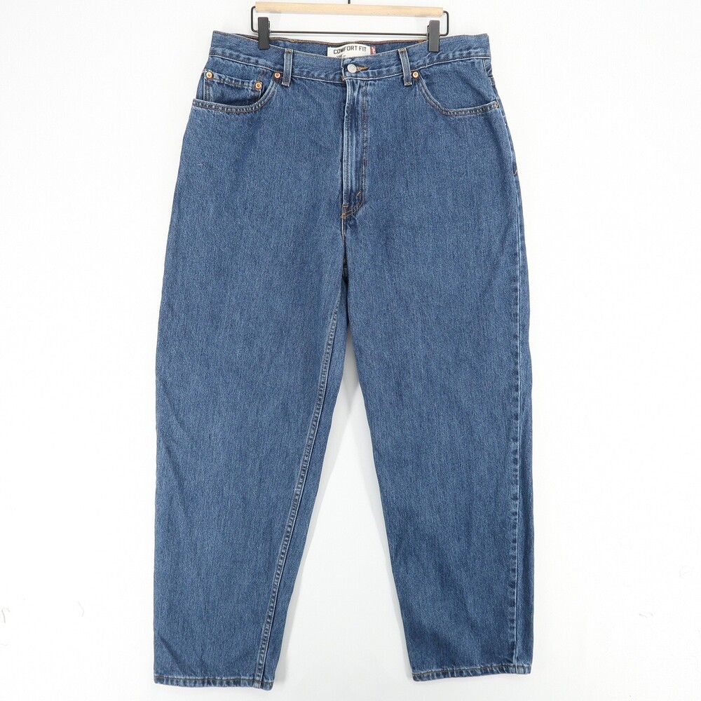 Levis 550 Comfort Fit Jeans Mens 40X32 (36x31) Blue Relaxed Tapered 100% Cotton